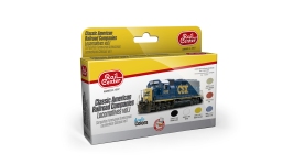 Ammo 4601007 - 6-tlg. Farbset Acryl Amerikanische Eisenbahngesellschaften, 15 ml - Set 1